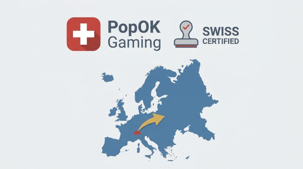 PopOK Gaming Secures Swiss iGaming Certification, Expanding European Regulatory Footprint