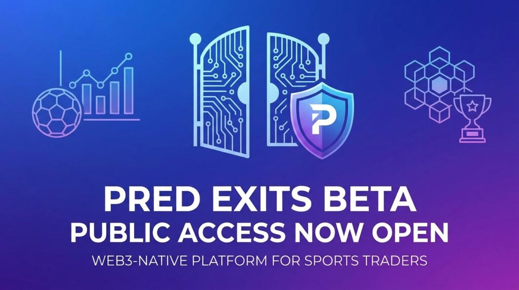 Pred Exits Beta and Opens Public Access, Offering Sports Traders a Web3-Native Platform
