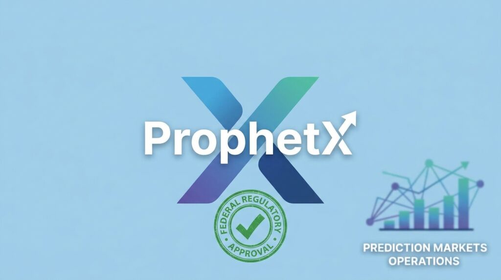ProphetX Secures Federal Regulatory Approval for Prediction Markets Operations