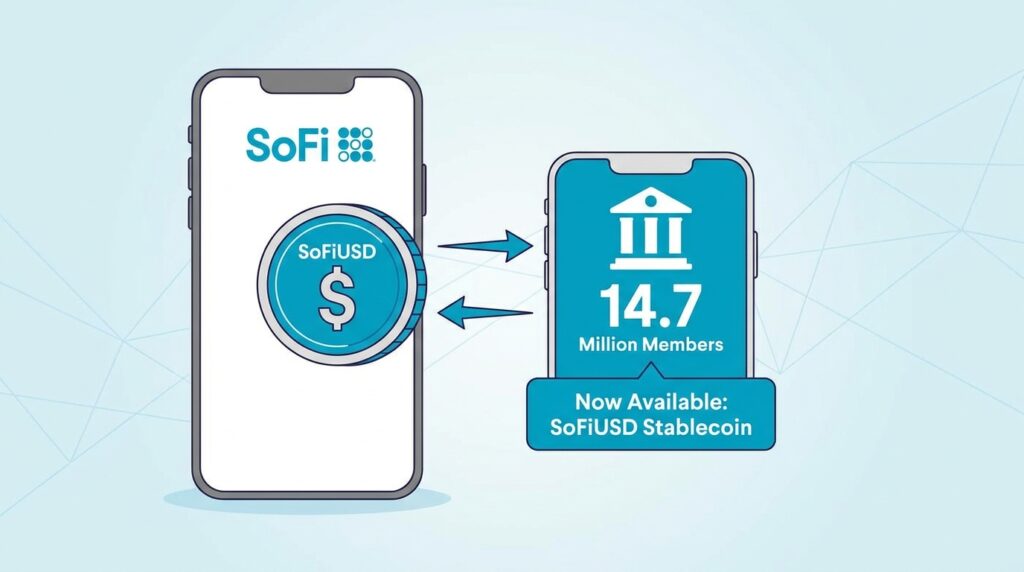 SoFi Brings SoFiUSD Stablecoin to 14.7 Million Members Through Its Banking App