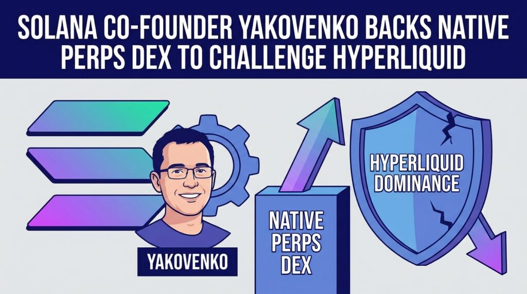 Solana Co-Founder Yakovenko Backs Native Perpetuals DEX to Challenge Hyperliquid’s Dominance