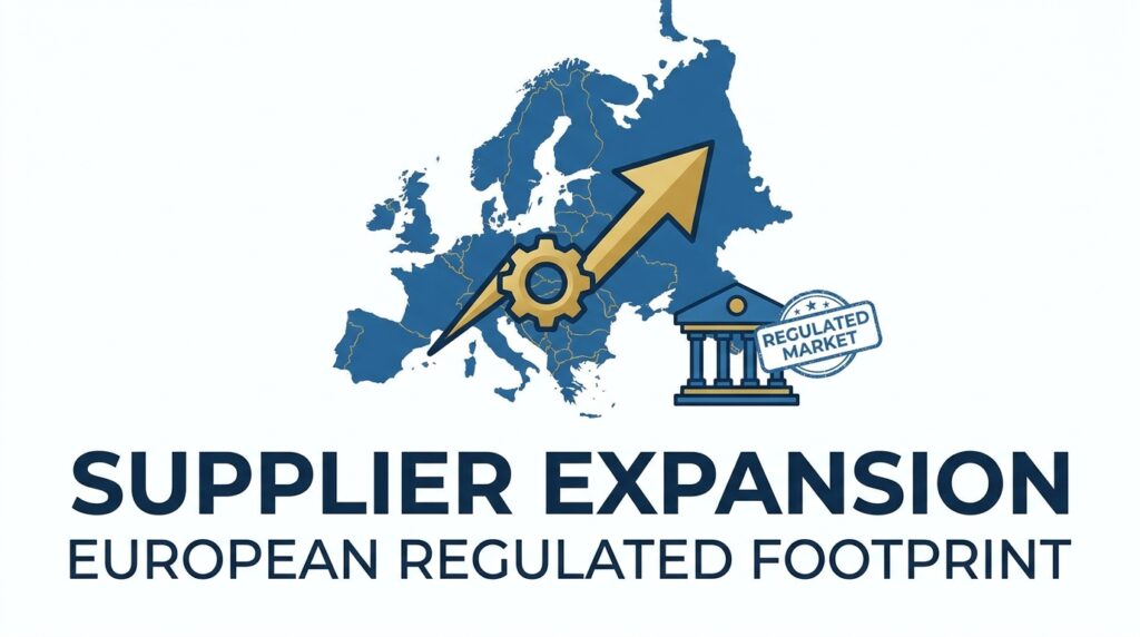 Supplier Deepens European Regulated Market Footprint with Latest Expansion Push