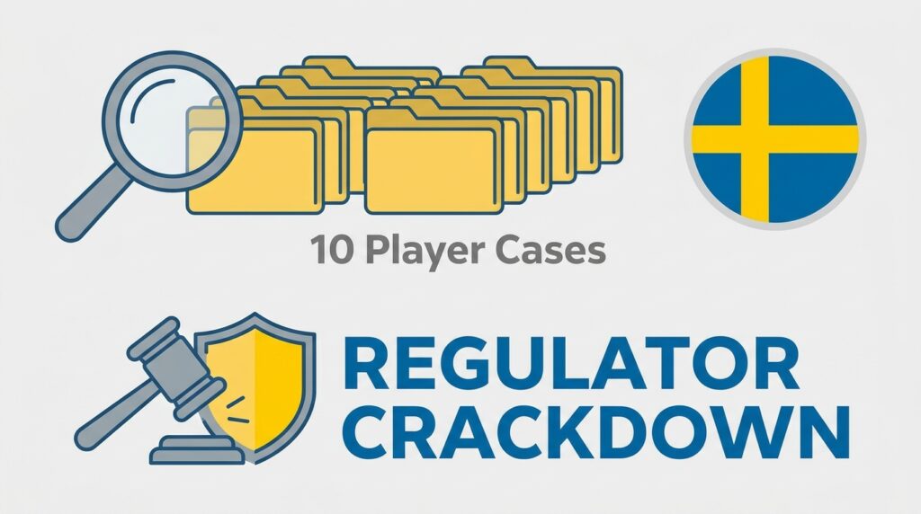 Swedish Regulator Uncovers Violations Across 10 Player Cases in Operator Crackdown