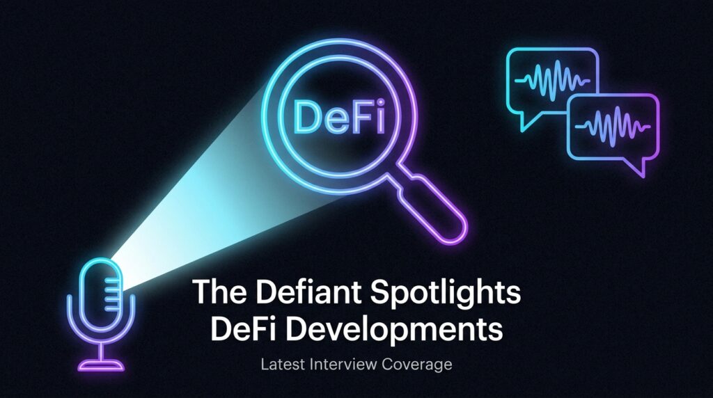 The Defiant Spotlights DeFi Developments in Latest Interview Coverage