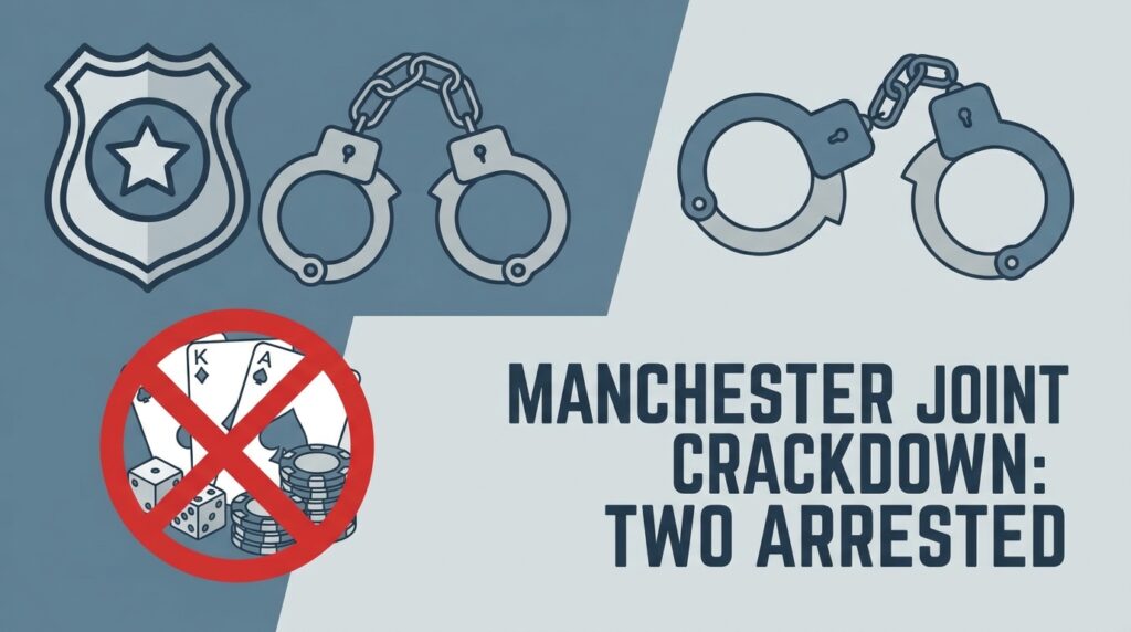 Two Arrested in Joint Crackdown on Unlicensed Gambling in Manchester