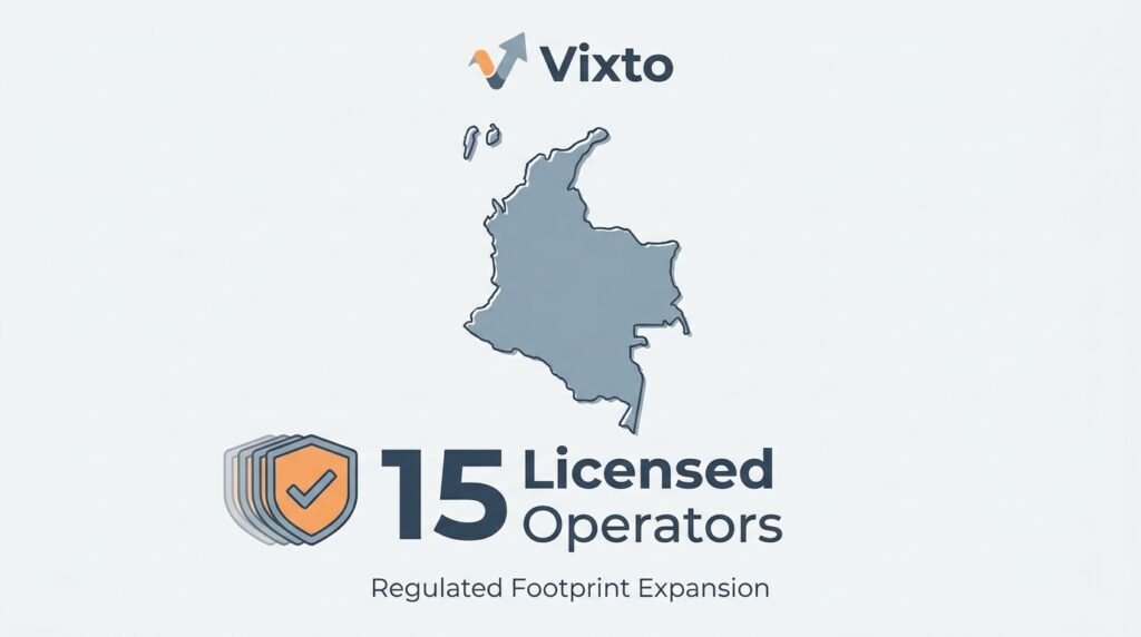 Vixto Expands Its Regulated Footprint in Colombia to 15 Licensed Operators