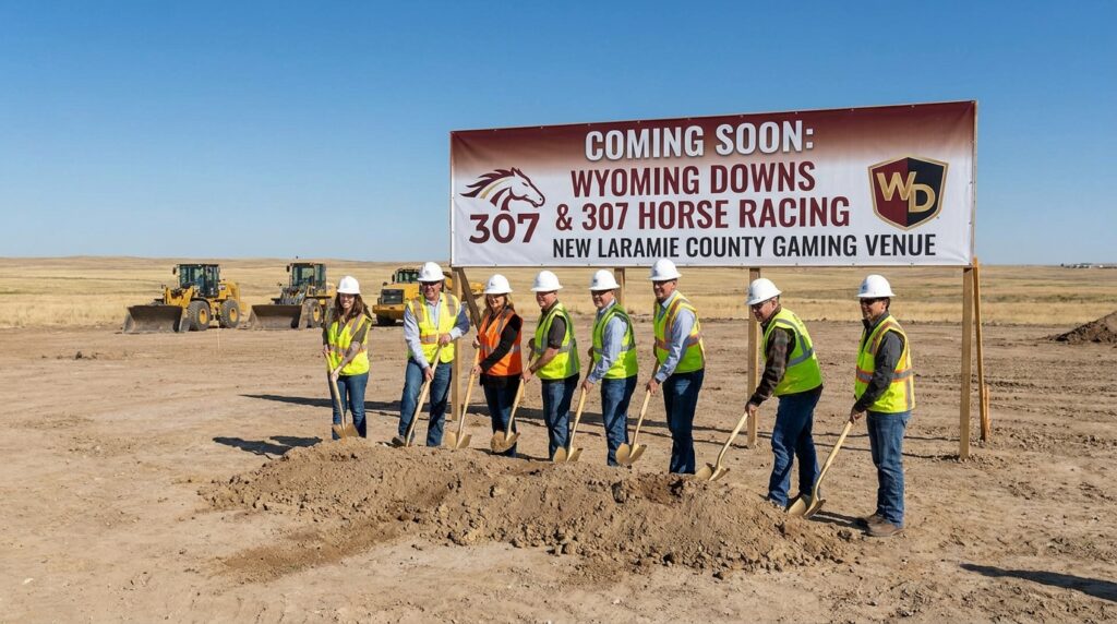 Wyoming Downs and 307 Horse Racing Break Ground on New Laramie County Gaming Venue
