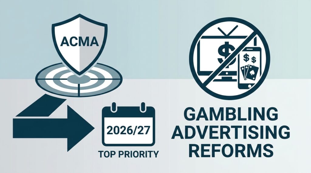 ACMA Targets Gambling Advertising Reforms as Top Enforcement Priority for 2026/27