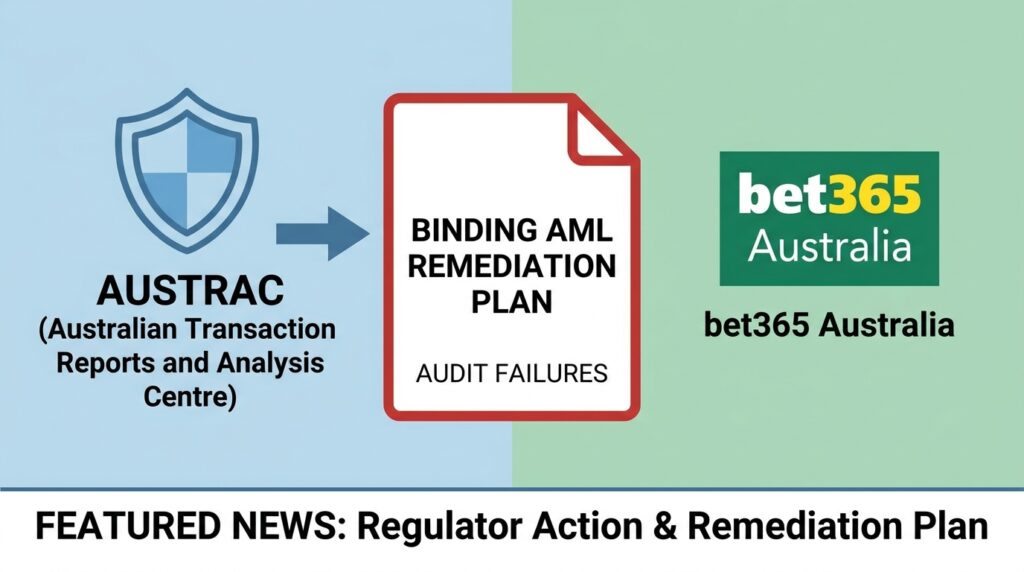 AUSTRAC Places Bet365 Australia Under Binding AML Remediation Plan Following Audit Failures