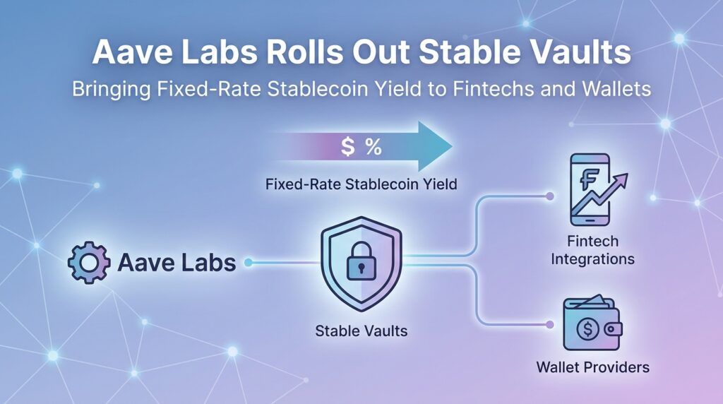 Aave Labs Rolls Out Stable Vaults to Bring Fixed-Rate Stablecoin Yield to Fintechs and Wallets