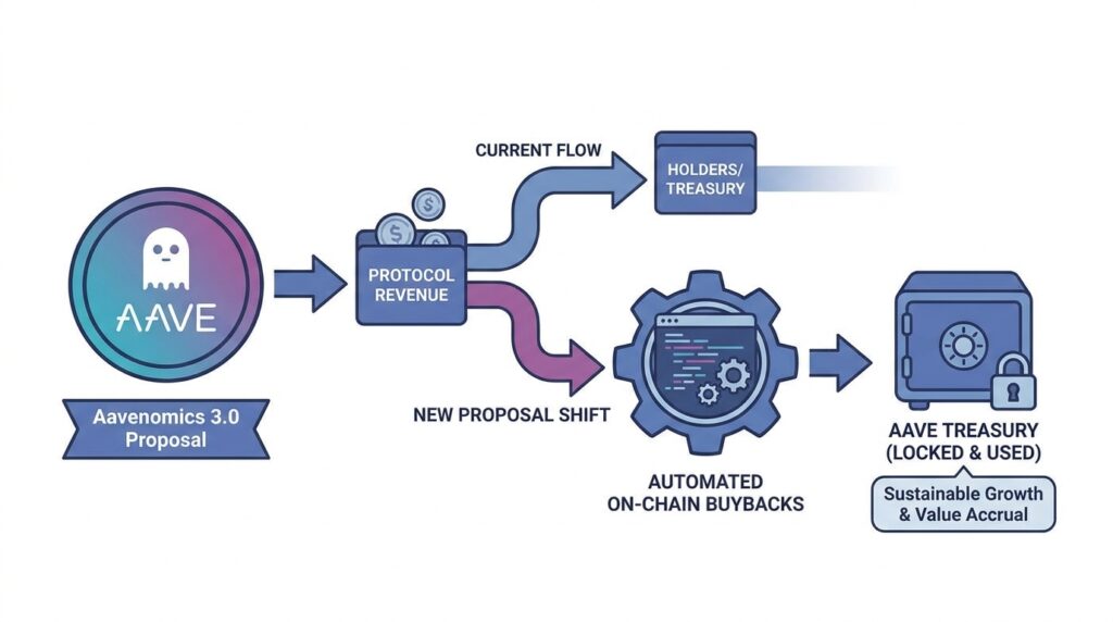 Aave’s Aavenomics 3.0 Proposal Shifts Protocol Revenue to Automated On-Chain Buybacks