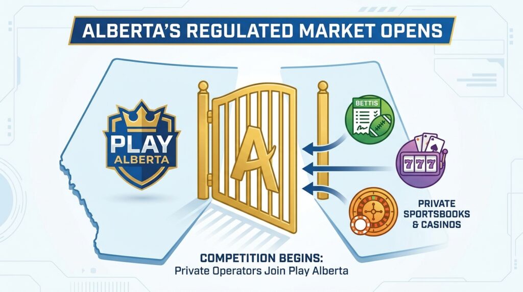 Alberta Opens Regulated Market for Private Sportsbooks and Online Casinos to Compete with Play Alberta