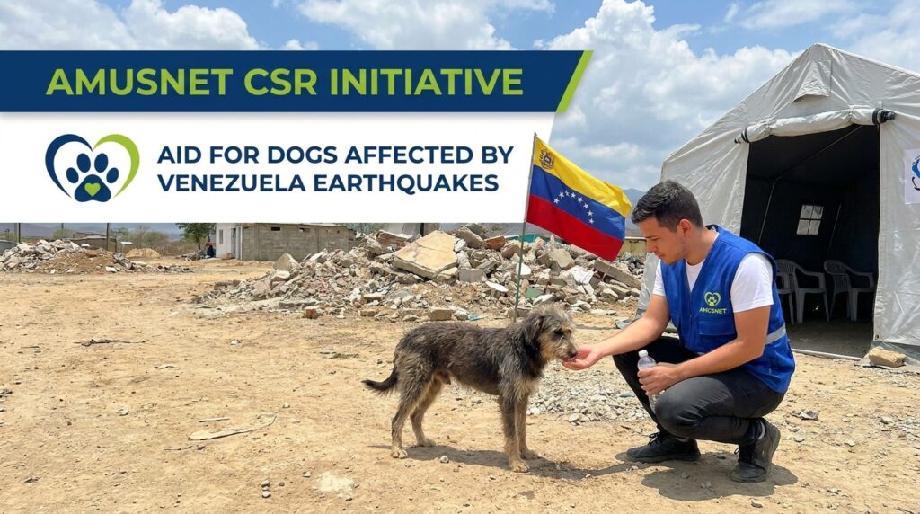 Amusnet Extends CSR Reach with Aid for Dogs Affected by Venezuela Earthquakes