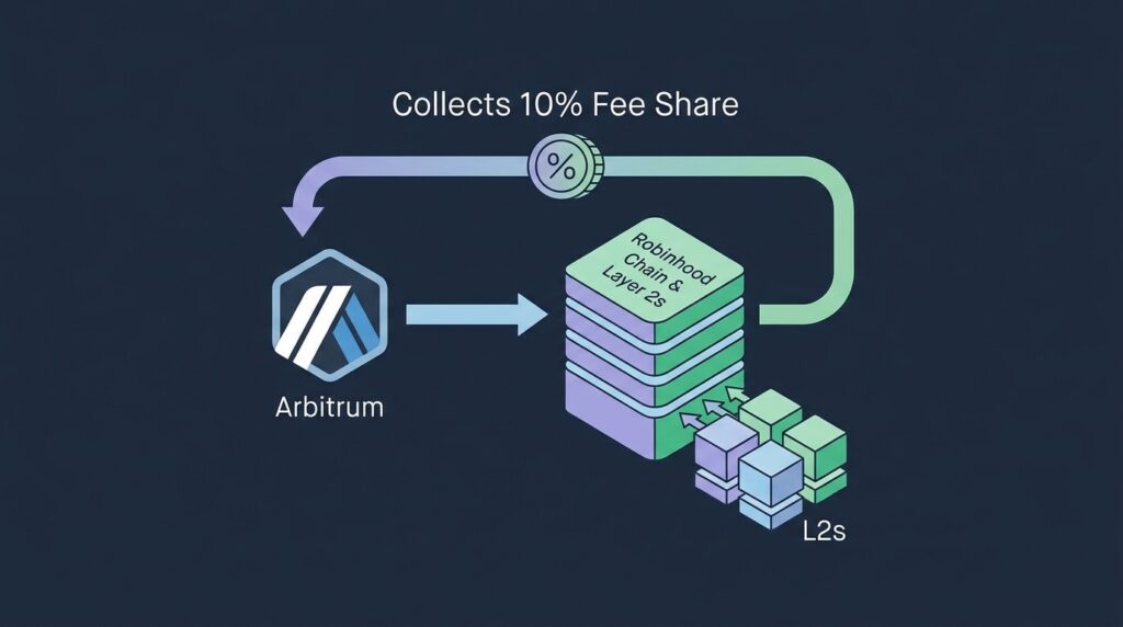 Arbitrum to Collect 10% Fee Share From Robinhood Chain and All Layer 2s Built on Its Stack