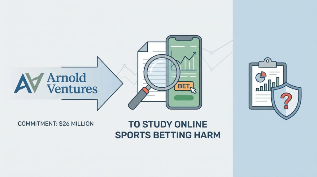 Arnold Ventures Commits $26 Million to Study Online Sports Betting Harm