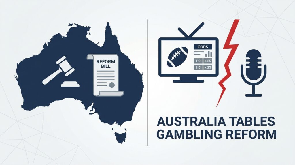 Australia Tables Sweeping Gambling Reform Bill to Sever Sports Betting From Broadcasting