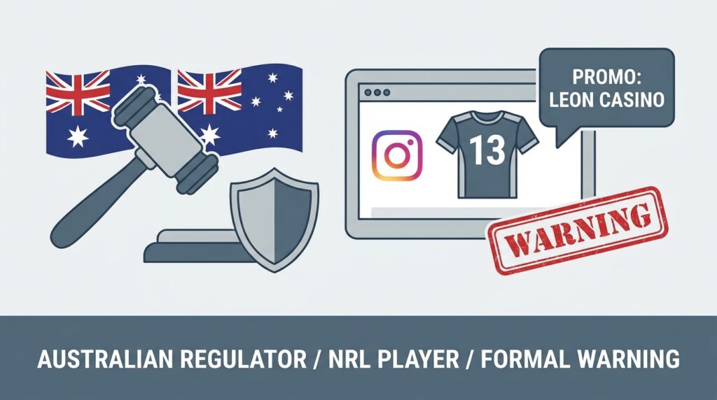 Australian Regulator Issues Formal Warning After NRL Player Promotes Leon Casino on Instagram