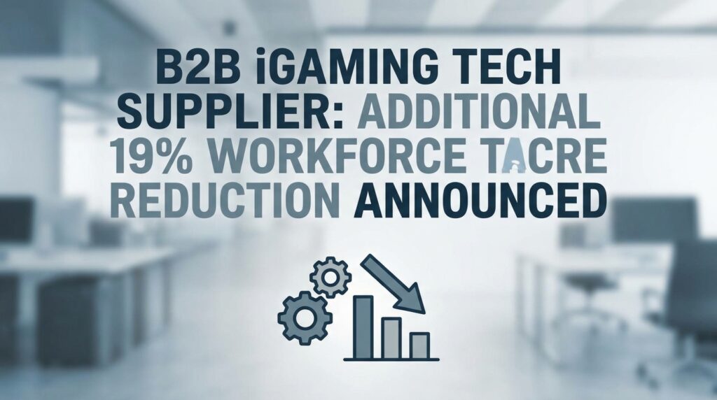 B2B iGaming Tech Supplier Announces Additional 19% Workforce Reduction After January Cuts