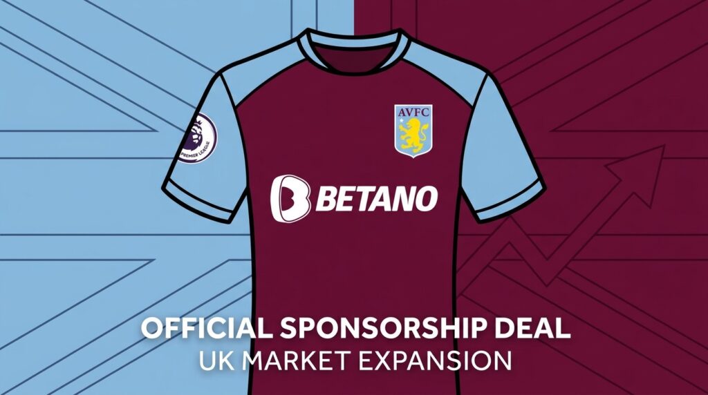 Betano Secures Premier League Sponsorship Deal with Aston Villa as UK Market Push Accelerates