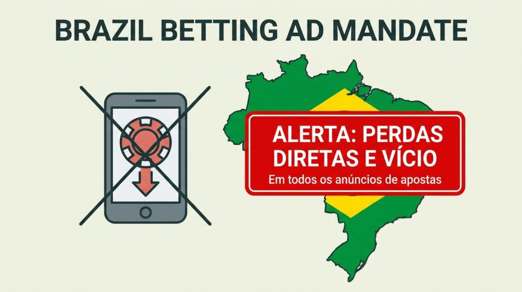 Brazil Mandates Direct Loss and Addiction Warnings in All Betting Advertisements