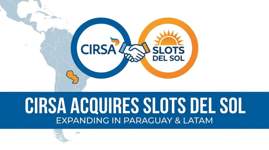 CIRSA Enters Paraguay Through Slots del Sol Acquisition, Marking Its Latest Latin American Expansion