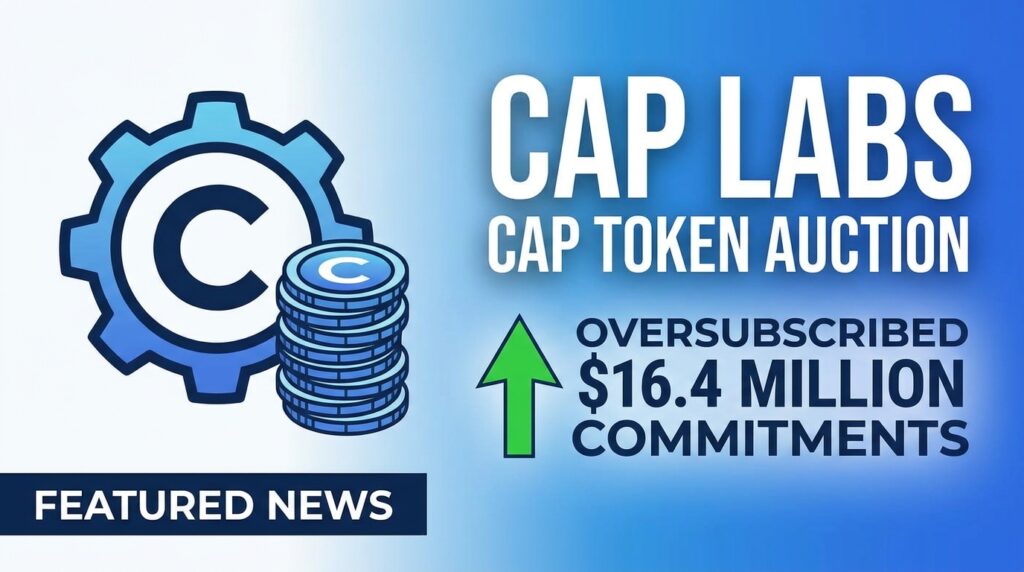 Cap Labs Closes Oversubscribed CAP Token Auction at $16.4 Million in Commitments
