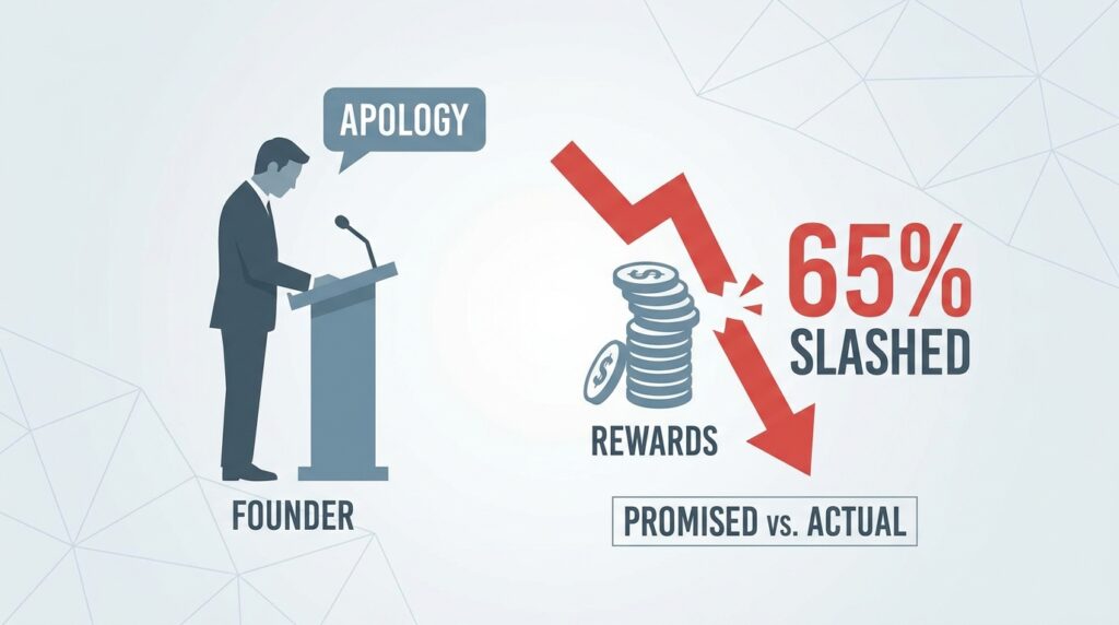 Cap Protocol Founder Apologizes After Slashing Promised User Rewards by 65%