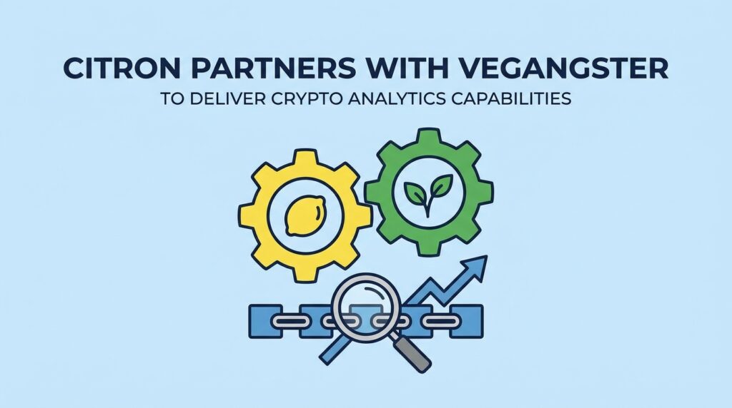 Citron Partners with Vegangster to Deliver Crypto Analytics Capabilities