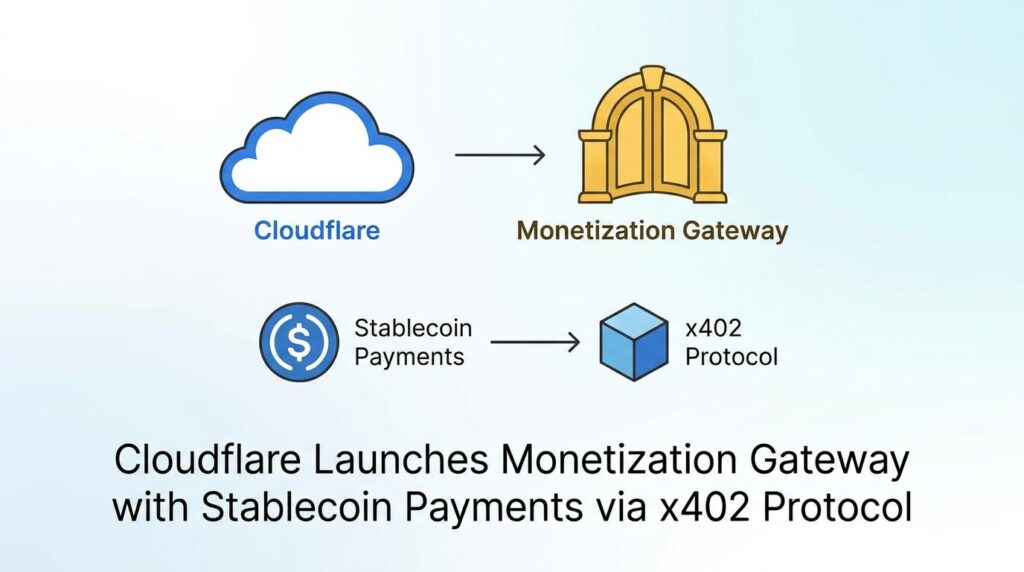 Cloudflare Launches Monetization Gateway With Stablecoin Payments via x402 Protocol