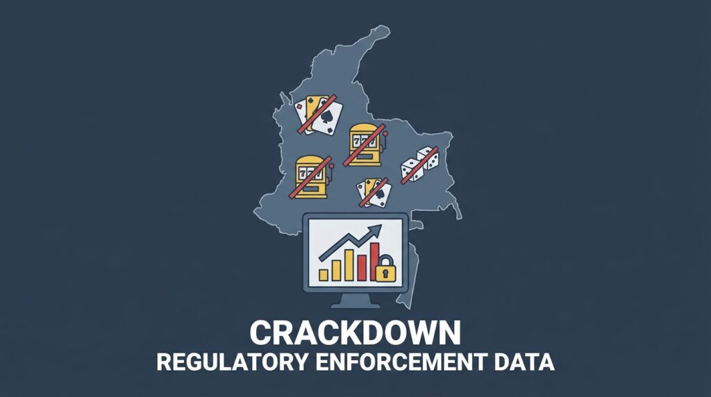 Colombia Intensifies Crackdown on Unlicensed Gambling Operators as Regulatory Data Reveals Scale of Enforcement