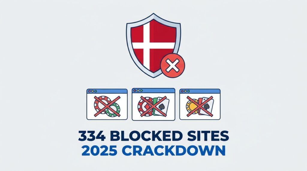 Denmark Blocks 334 Unlicensed Gambling Websites in 2025 Crackdown