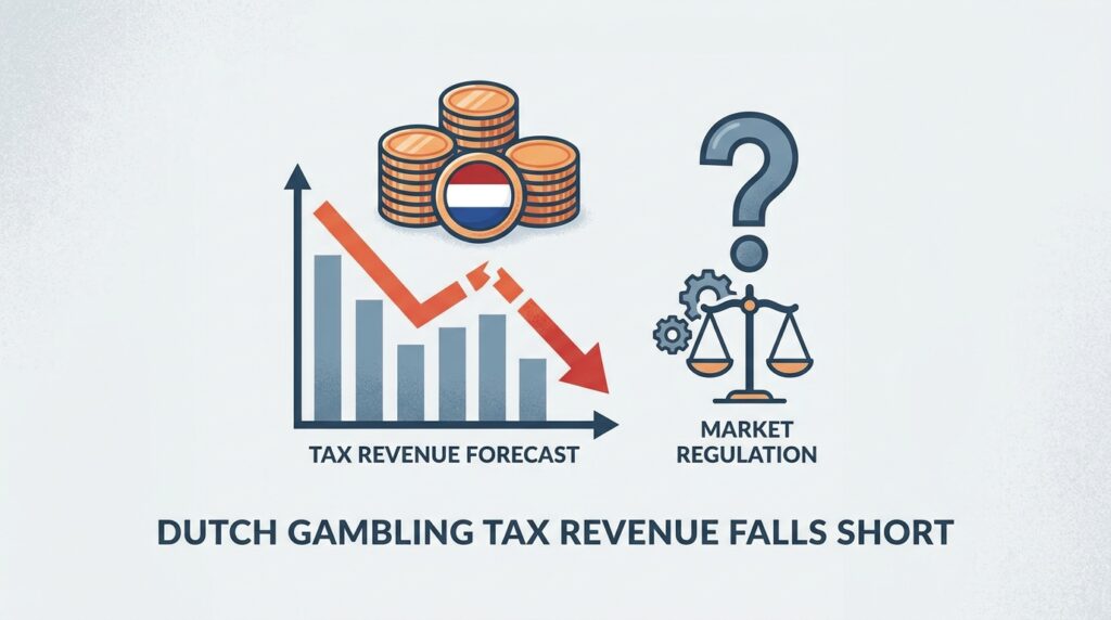Dutch Gambling Tax Revenue Falls Short of Forecasts, Raising Questions About Market Regulation
