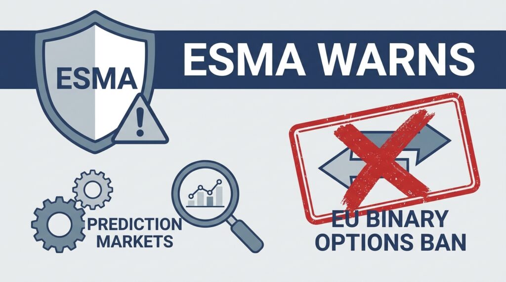 ESMA Warns Prediction Market Contracts May Breach EU Binary Options Ban