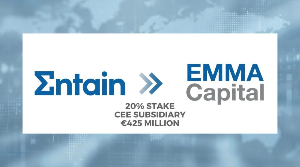 Entain Agrees to Sell 20% Stake in CEE Subsidiary to EMMA Capital for €425 Million