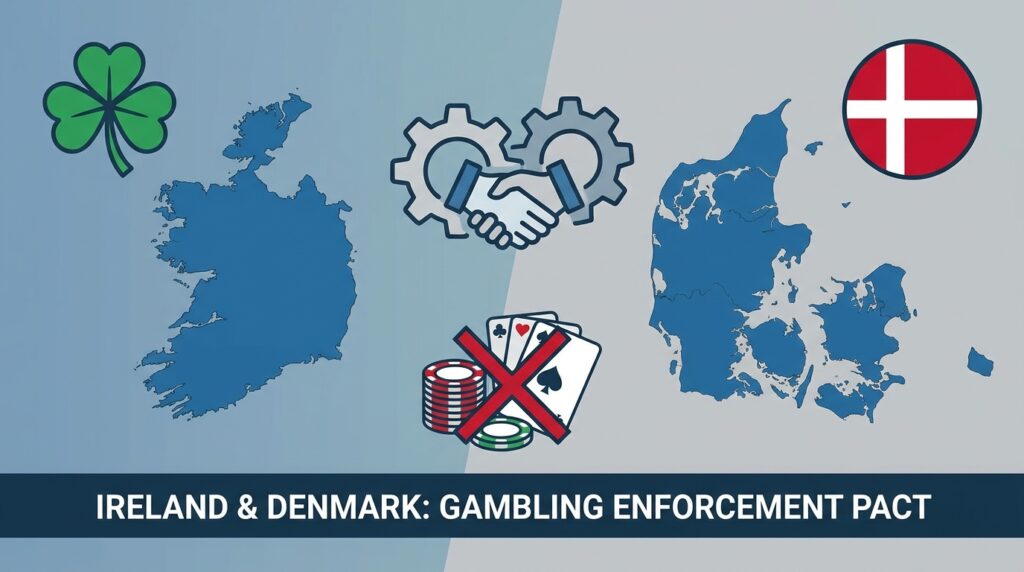 Ireland and Denmark Forge Cross-Border Gambling Enforcement Pact Amid Rising Unlicensed Activity