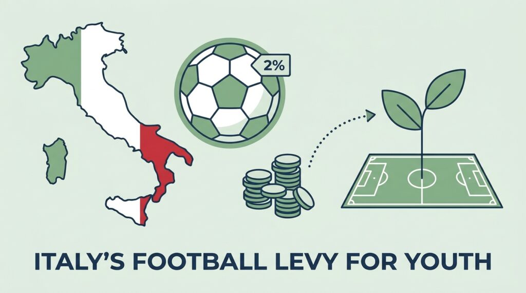Italy Weighs 2% Levy on Football Betting Turnover to Finance Youth Development