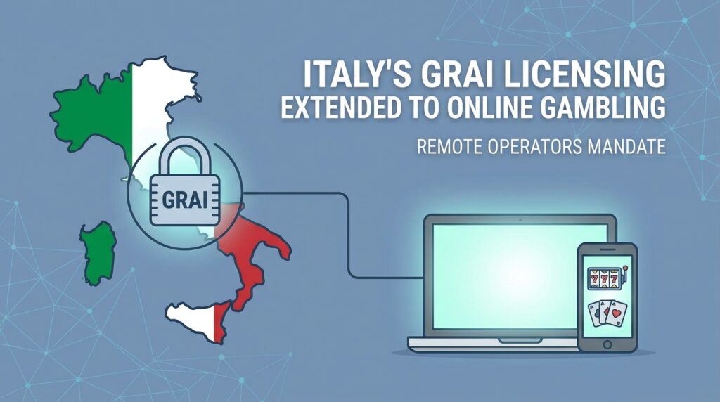 Italy’s GRAI Licensing Mandate Now Extends to Remote and Online Gambling Operators