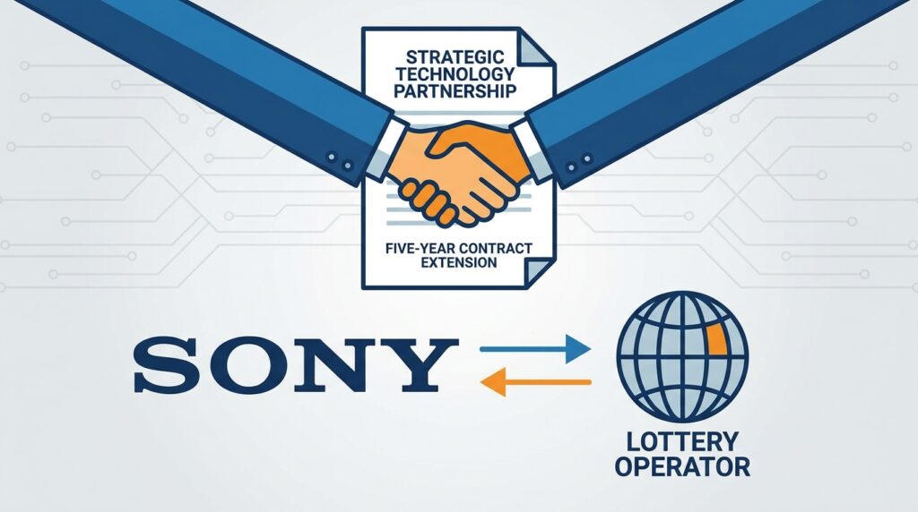 Lottery Operator Extends Five-Year Contract with Sony in Strategic Technology Partnership