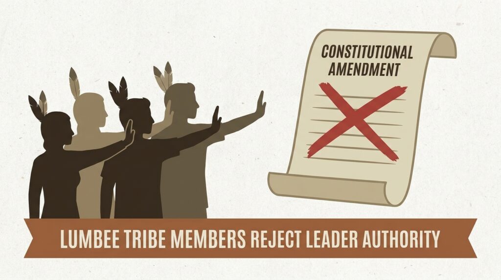 Lumbee Tribe Members Reject Constitutional Amendment on Tribal Leader Authority