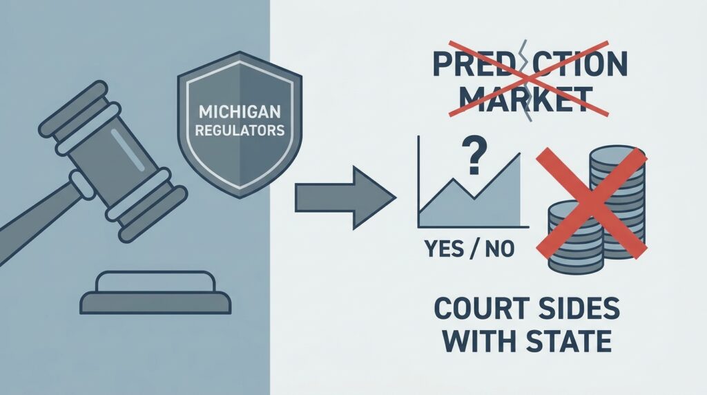 Michigan Court Sides with State Regulators in Prediction Market Crackdown