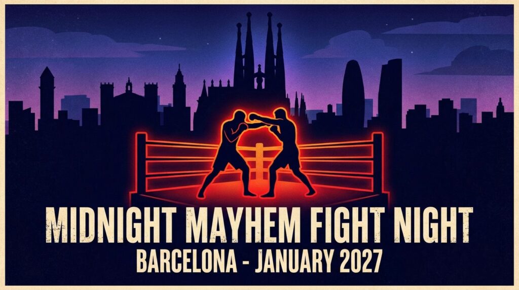 Midnight Mayhem Fight Night Heads to Barcelona for January 2027 Showdown