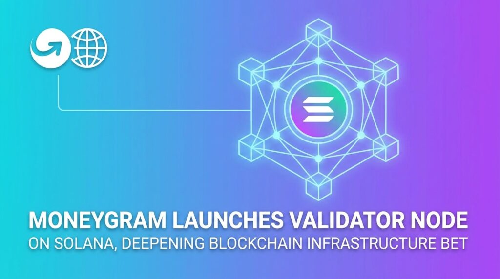 MoneyGram Launches Validator Node on Solana, Deepening Blockchain Infrastructure Bet