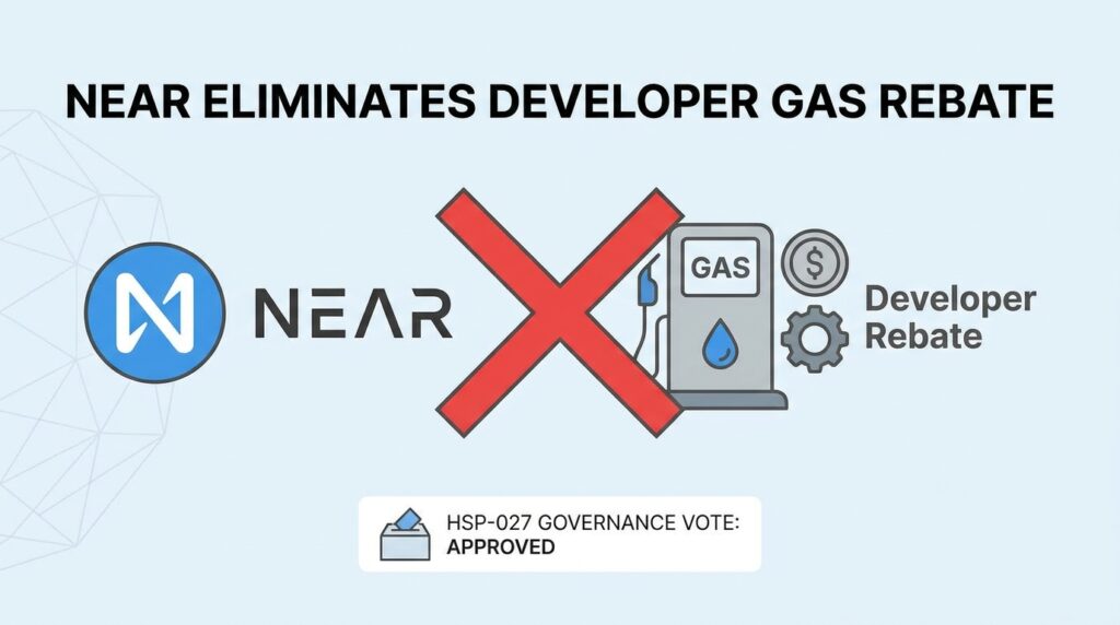 NEAR Protocol Eliminates Developer Gas Rebate After HSP-027 Governance Vote
