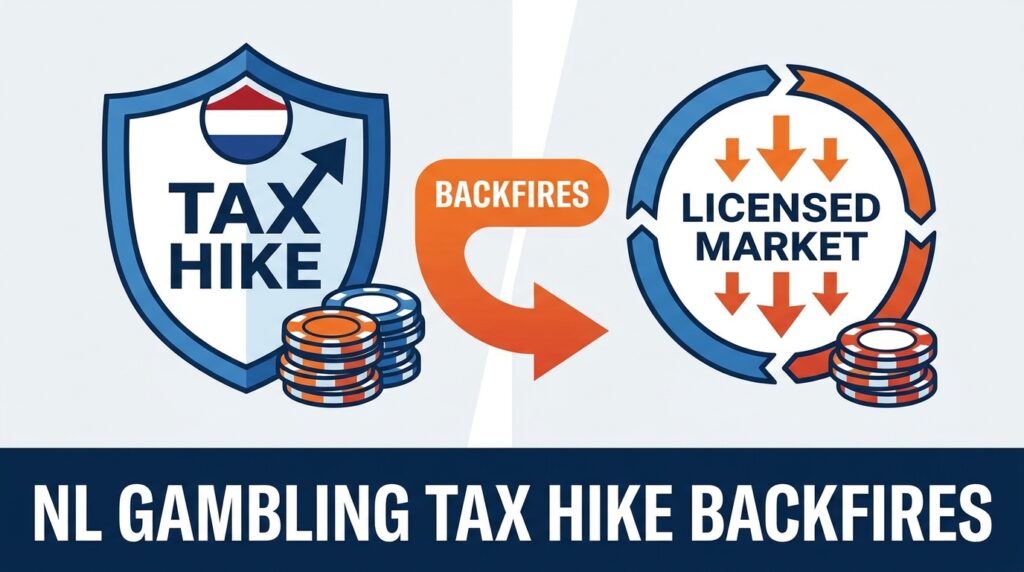 Netherlands Gambling Tax Hike Backfires as Licensed Market Contracts