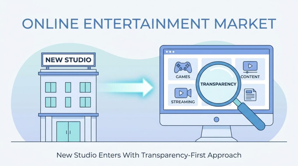 New Studio Enters Online Entertainment Market With Transparency-First Approach