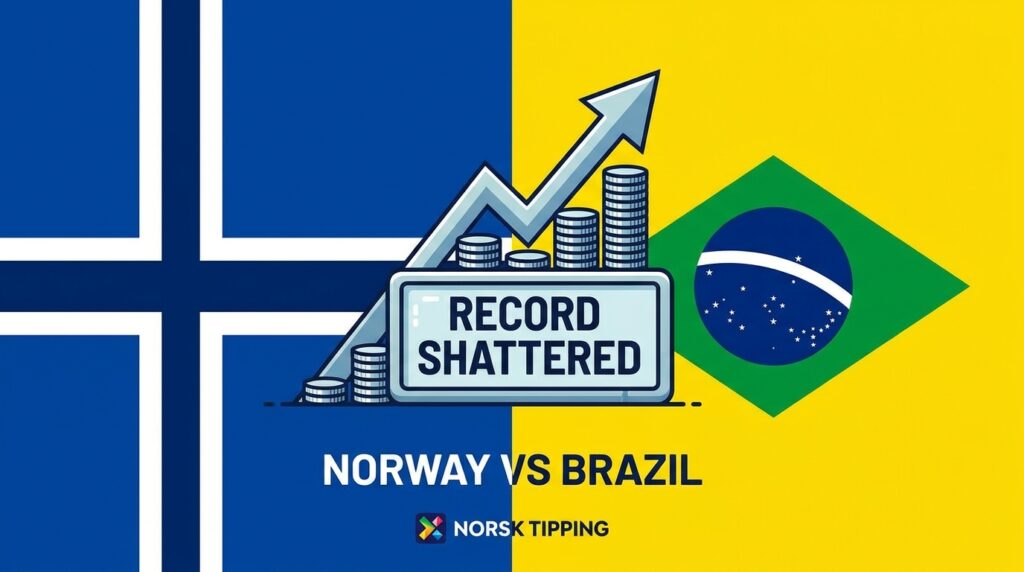 Norway vs Brazil Match Shatters All Betting Records at Norsk Tipping