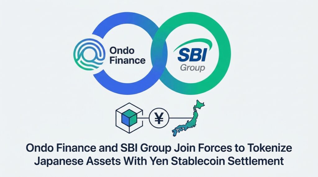Ondo Finance and SBI Group Join Forces to Tokenize Japanese Assets With Yen Stablecoin Settlement