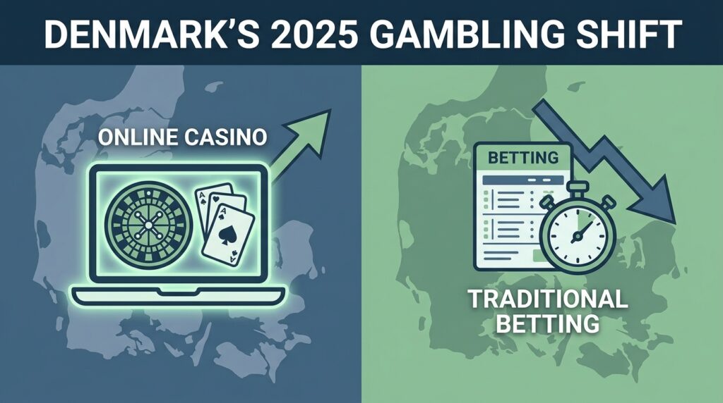 Online Casino Overtakes Betting to Become Denmark’s Largest Gambling Segment in 2025