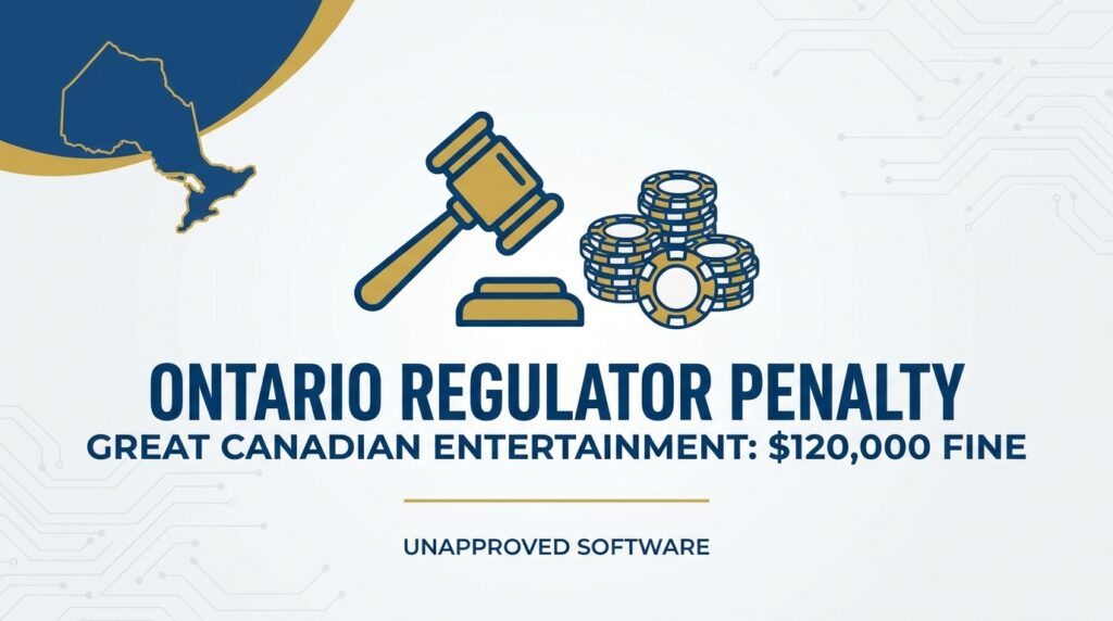 Ontario Regulator Hits Great Canadian Entertainment with $120,000 Penalty Over Unapproved Casino Software