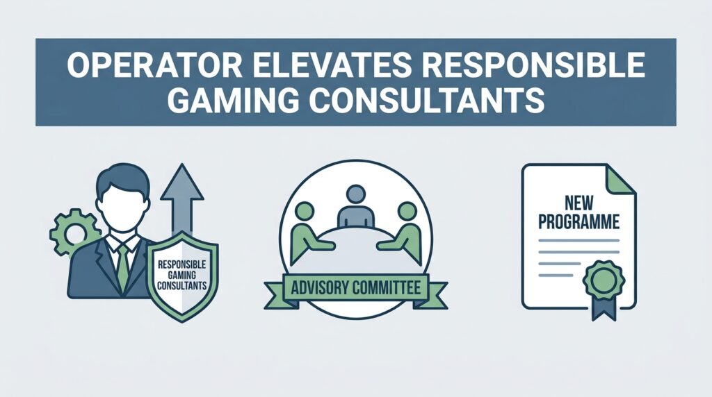 Operator Elevates Responsible Gaming Consultants to Advisory Committee Under New Programme